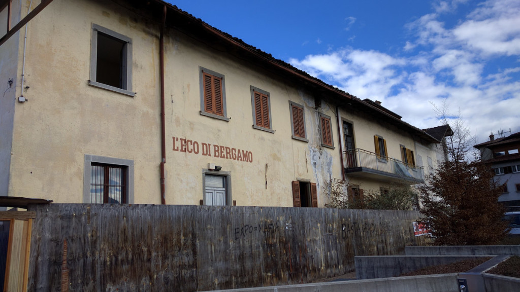 Clusone, la vecchia sede di L'Eco di Bergamo