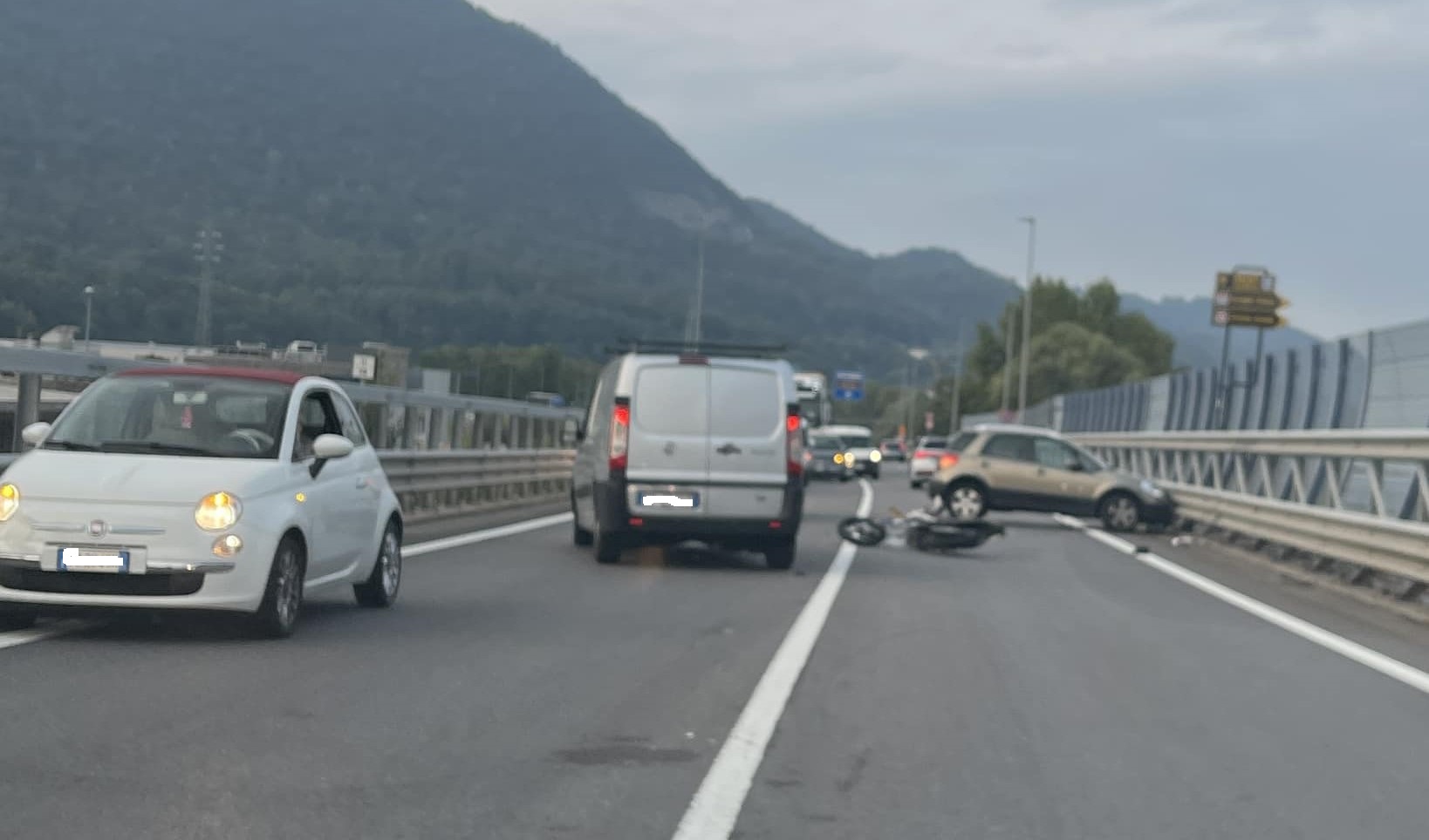 Incidente Sulla Statale Della Val Seriana Ad Albino Ferito Enne