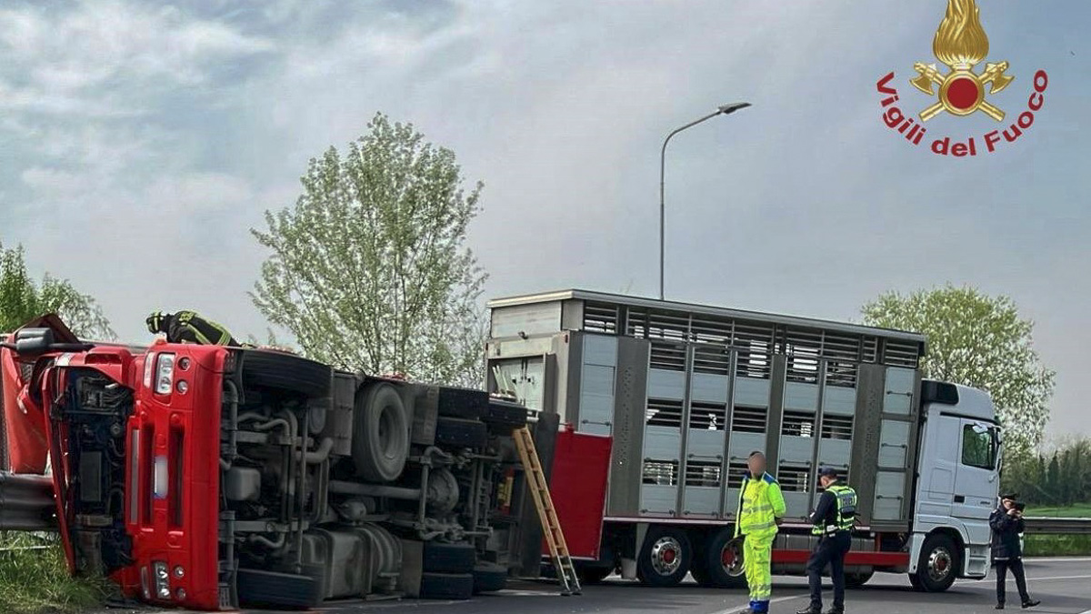 Tir Si Ribalta A Seriate Traffico Bloccato Sulla Statale