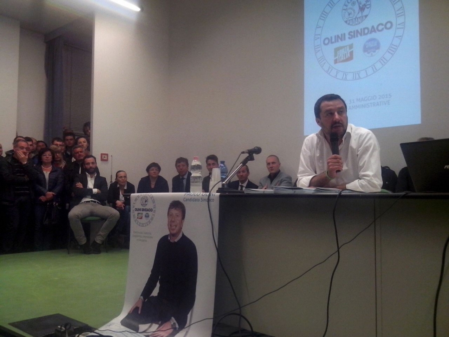 Matteo Salvini a Clusone