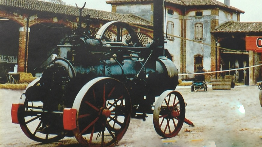 La macchina a vapore che sarà a Cerete con la Festa della Sorgente