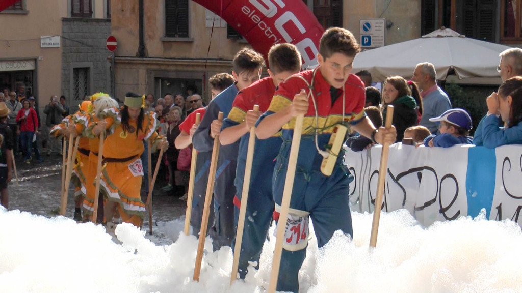 Una delle squadre in gara