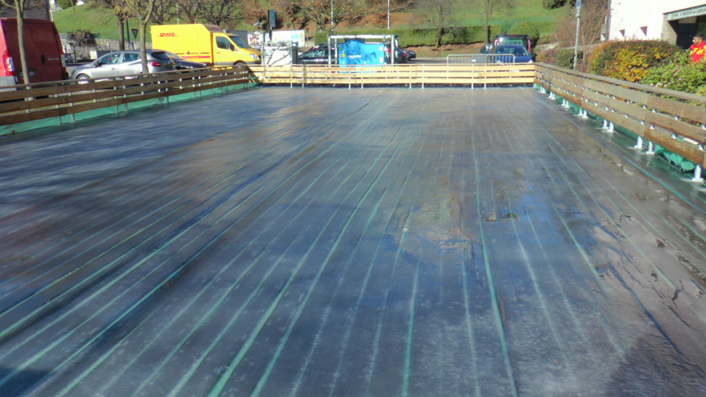 La pista di pattinaggio