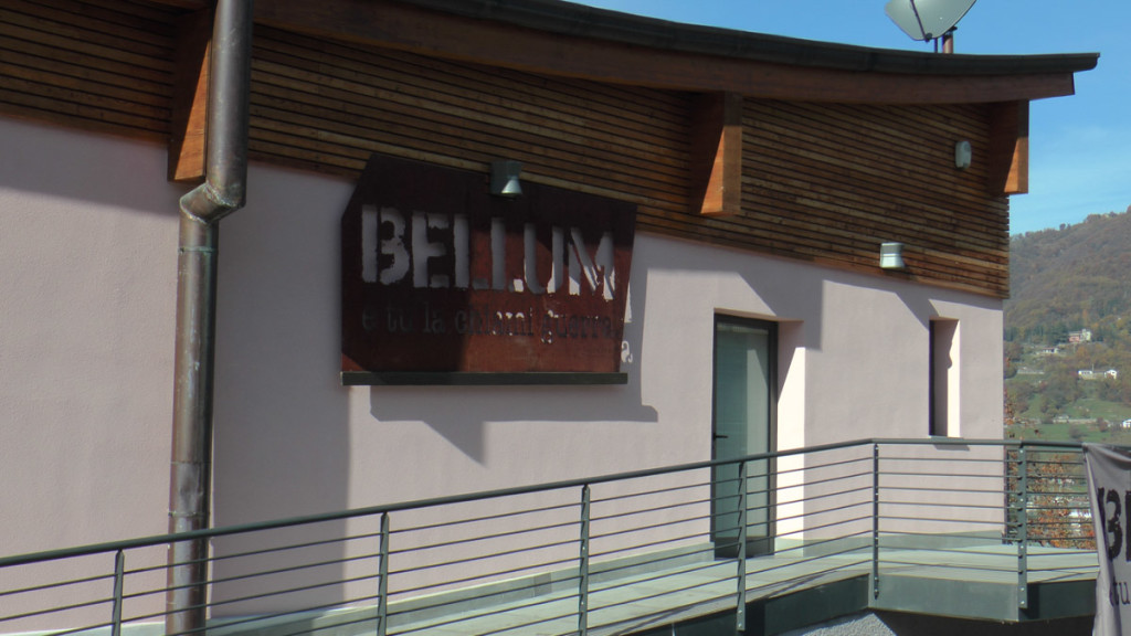 L'esterno della sala polivalente 