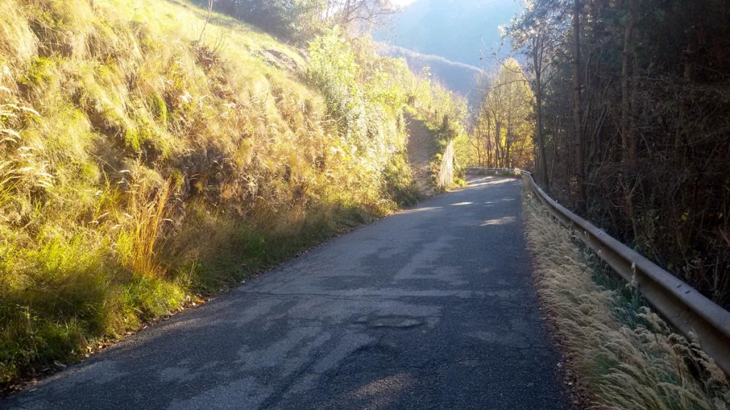 Un tratto prima della pulizia