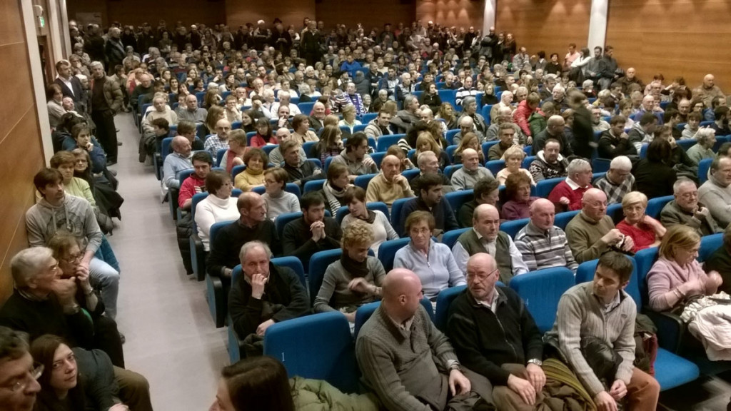 La sala del cineteatro gremita