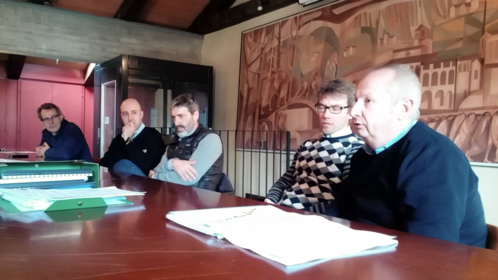 Vallo paravalnghe di Ludrigno di Ardesio, consegna dei lavori