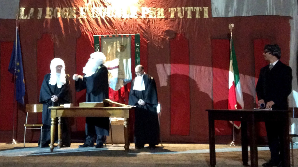 Rasgamento della vecchia a Castro, il processo