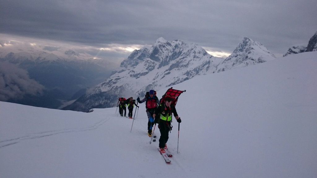 Soccorso alpino, soccorso in quota