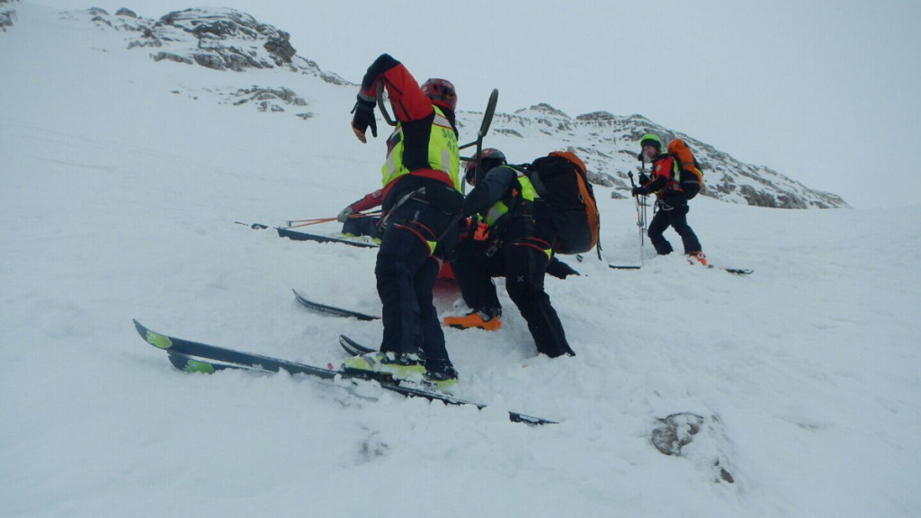 Soccorso alpino, intervento in quota