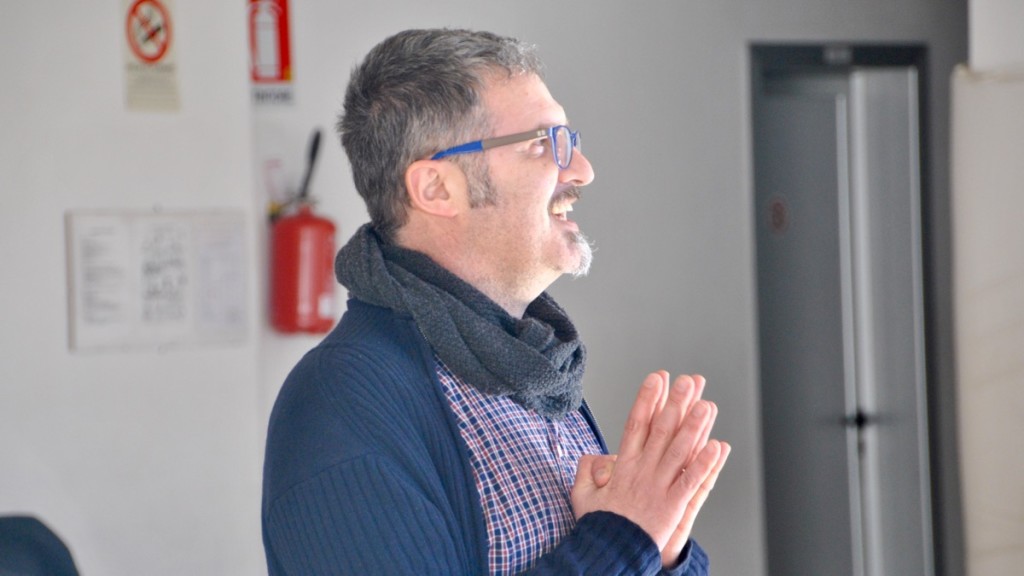 Il regista Umberto Zanoletti (foto di Ivana Piffari)