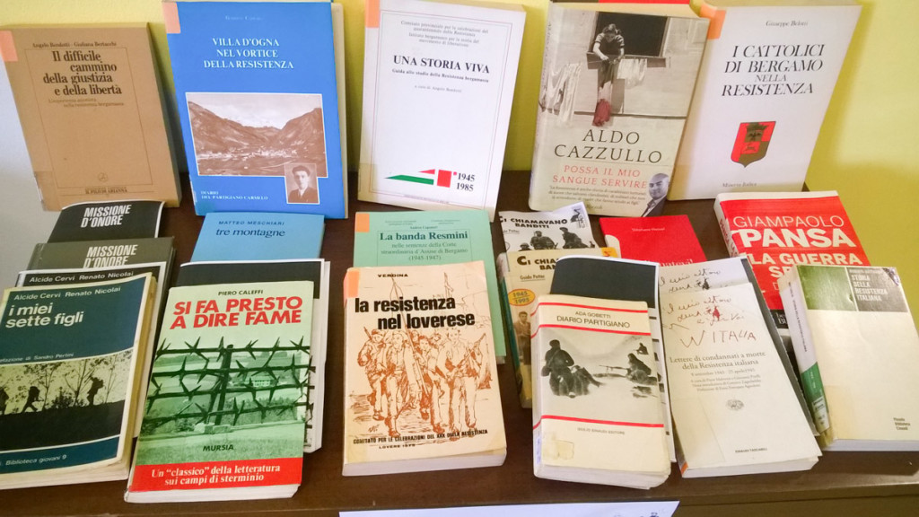 Gorno, alcuni libri sulla resistenza in biblioteca
