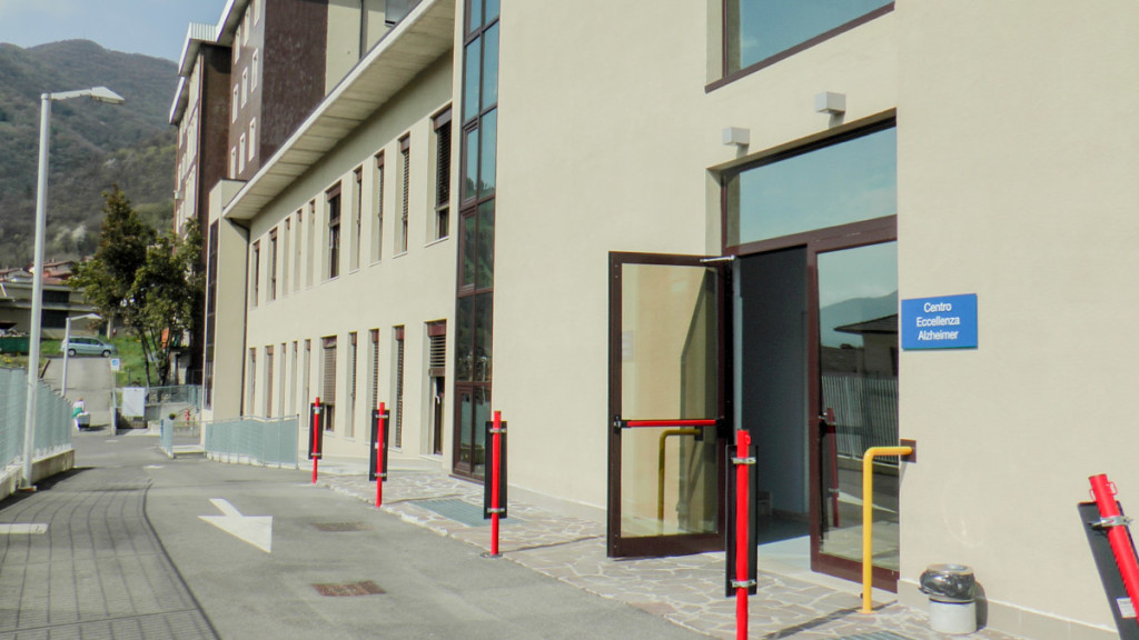L'ingresso del Centro Alzheimer