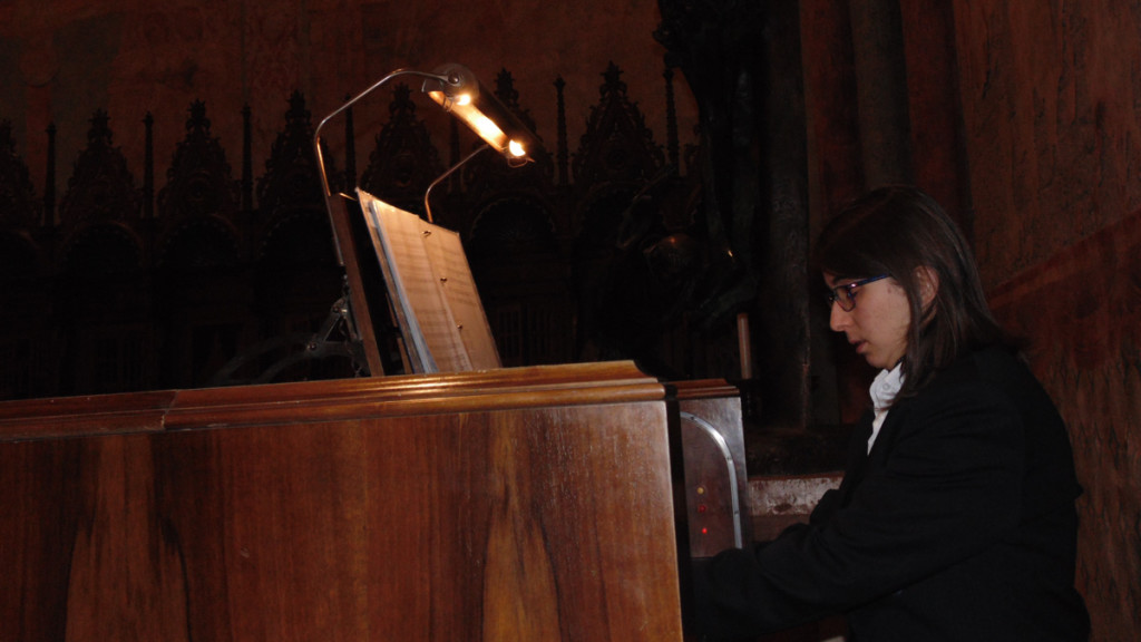 L'organista Silvia Cabrini
