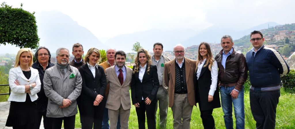 Foto di gruppo candidati con Michele Lorandi