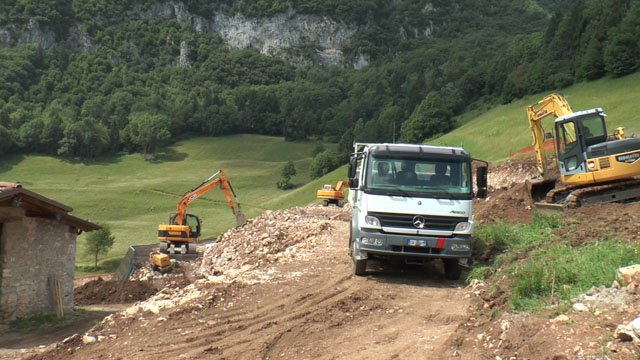 Lavori in corso a Bricconi