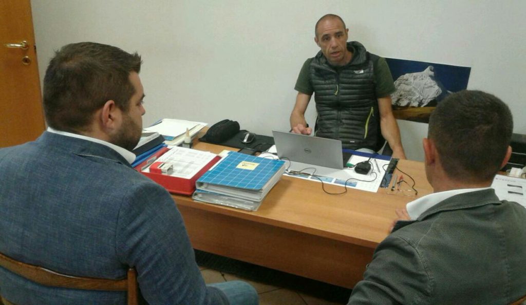 L'incontro con il direttore degli impianti Roberto Meraviglia