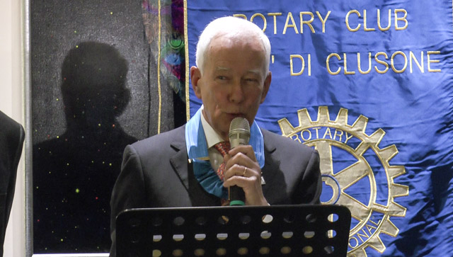 Rotary Città di Clusone, il primo presidente Paolo Fiorani