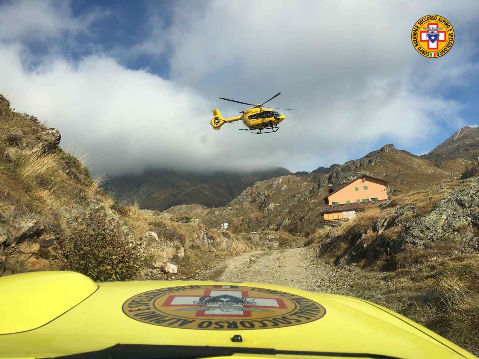 Elisoccorso in azione a Valgoglio: portato in salvo un 53enne ...